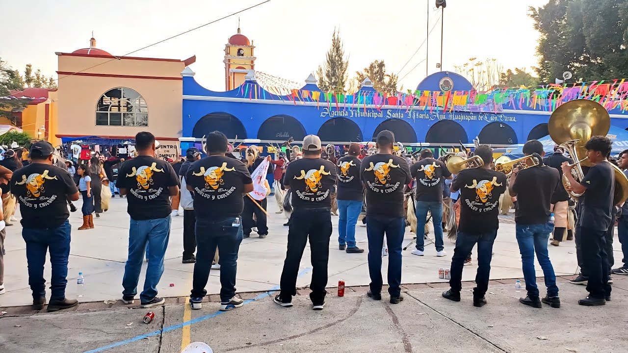 🔴SANTA MARÍA AYÚ / 🎺Banda Bicentenario 🎺Calenda / DIABLOS TIERRA DE SOL 💃🕺🥁 