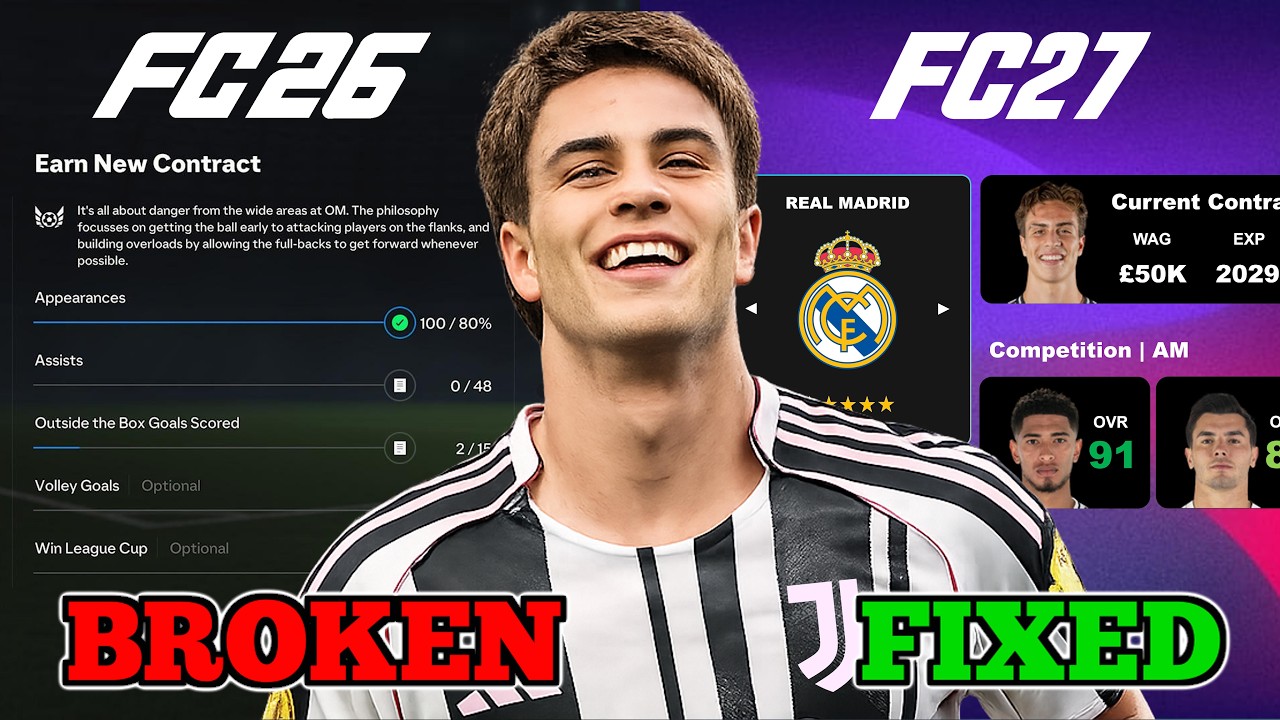 Как EA нужно исправить агента игрока в FC26 для режима карьеры игрока в FC27