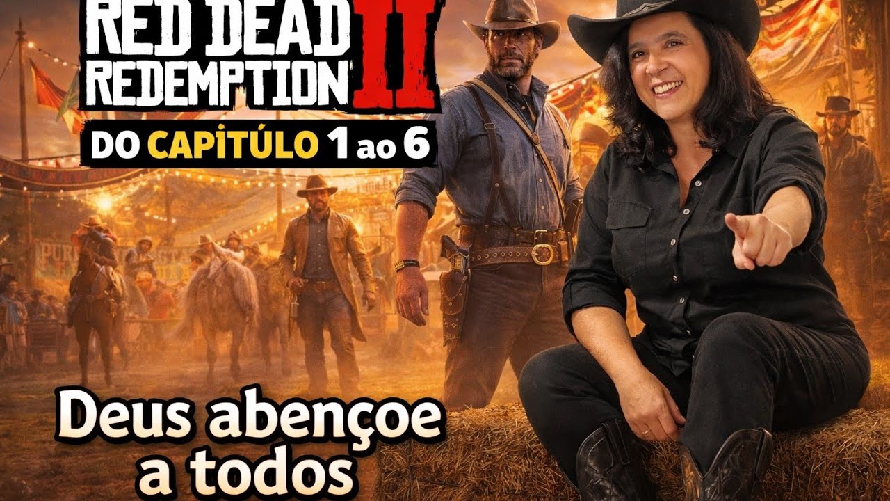 [Red Dead Redemption 2 ][#PS4#] Cap: 1 ao 6 Cowboys o Rodeio se aproxima,bora explorar o Mapa