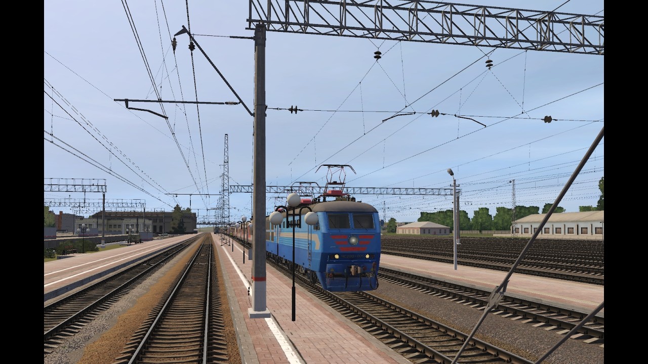 Trainz Railroad Simulator   Поезд №232С Ейск-Москва по маршруту Тула-Москва.