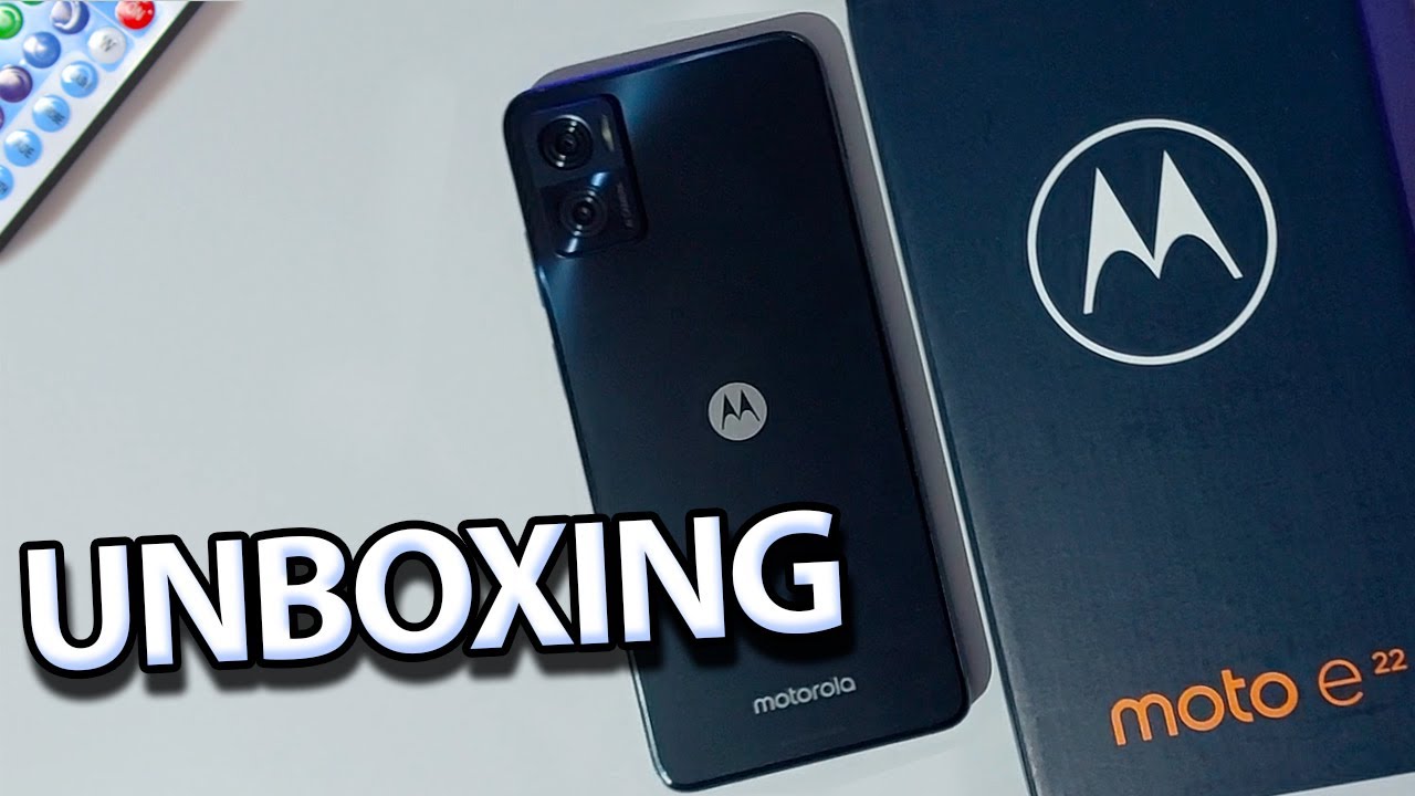 Motorola MOTO E22 UNBOXING | Rafael Nunes