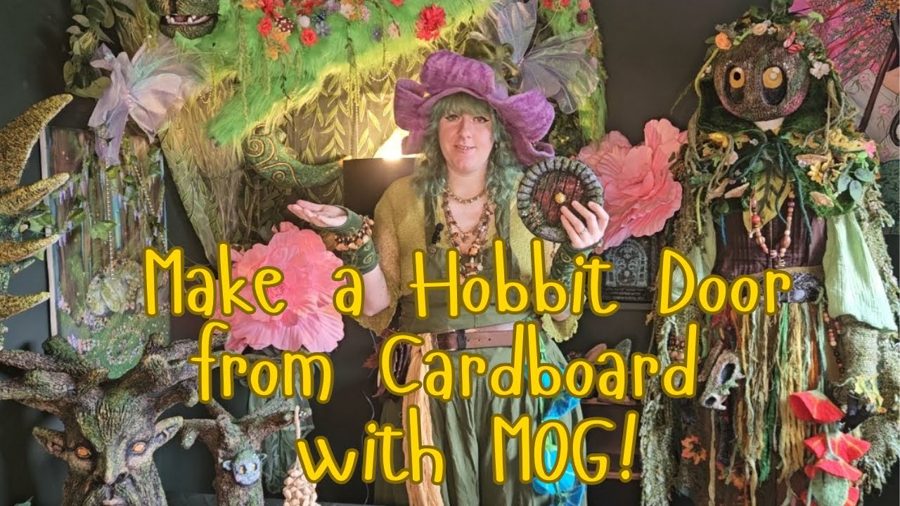 How to make a Hobbit Door from Cardboard! - Make with MOG.