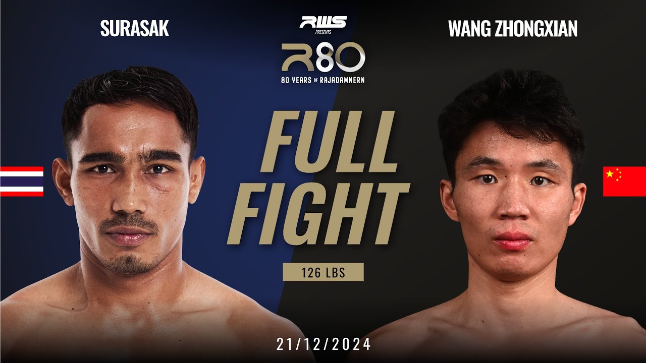 Full Fight l Surasak vs Wang Zhongxian I RWS