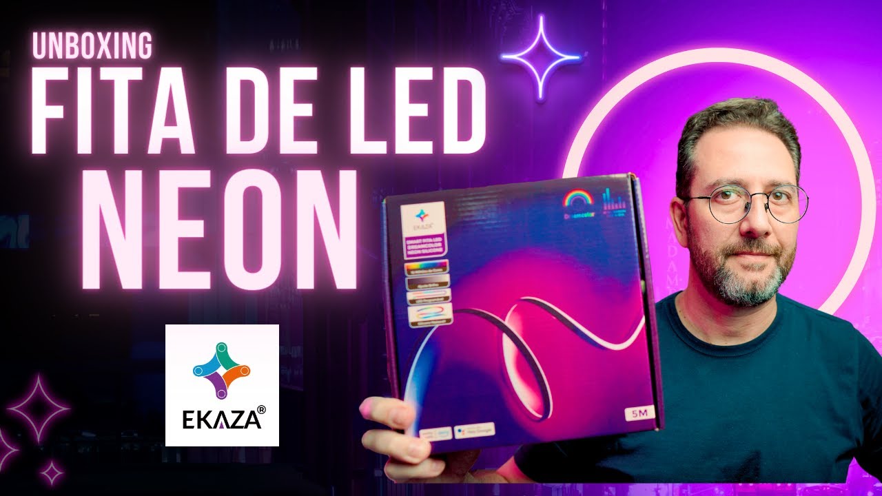 Unboxing e Review Fita LED Neon Ekaza: Transforme Seu Espaço com magia