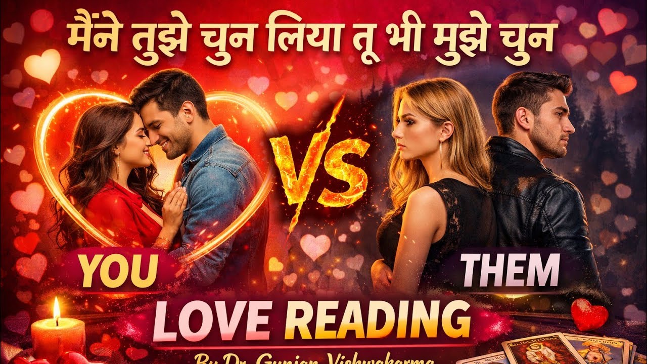 मैंने तुझे चुन लिया तू भी मुझे चुन-You VS Them Love Reading-By Mindful JourneyDr.Gunjan Vishwakarma