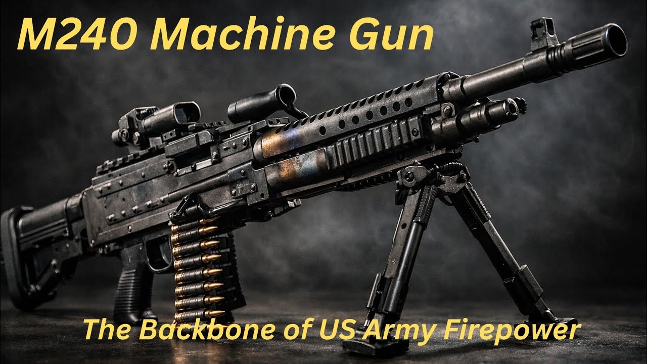 M240 Machine Gun &acirc;&euro;&rdquo; The Backbone of US Army Firepower