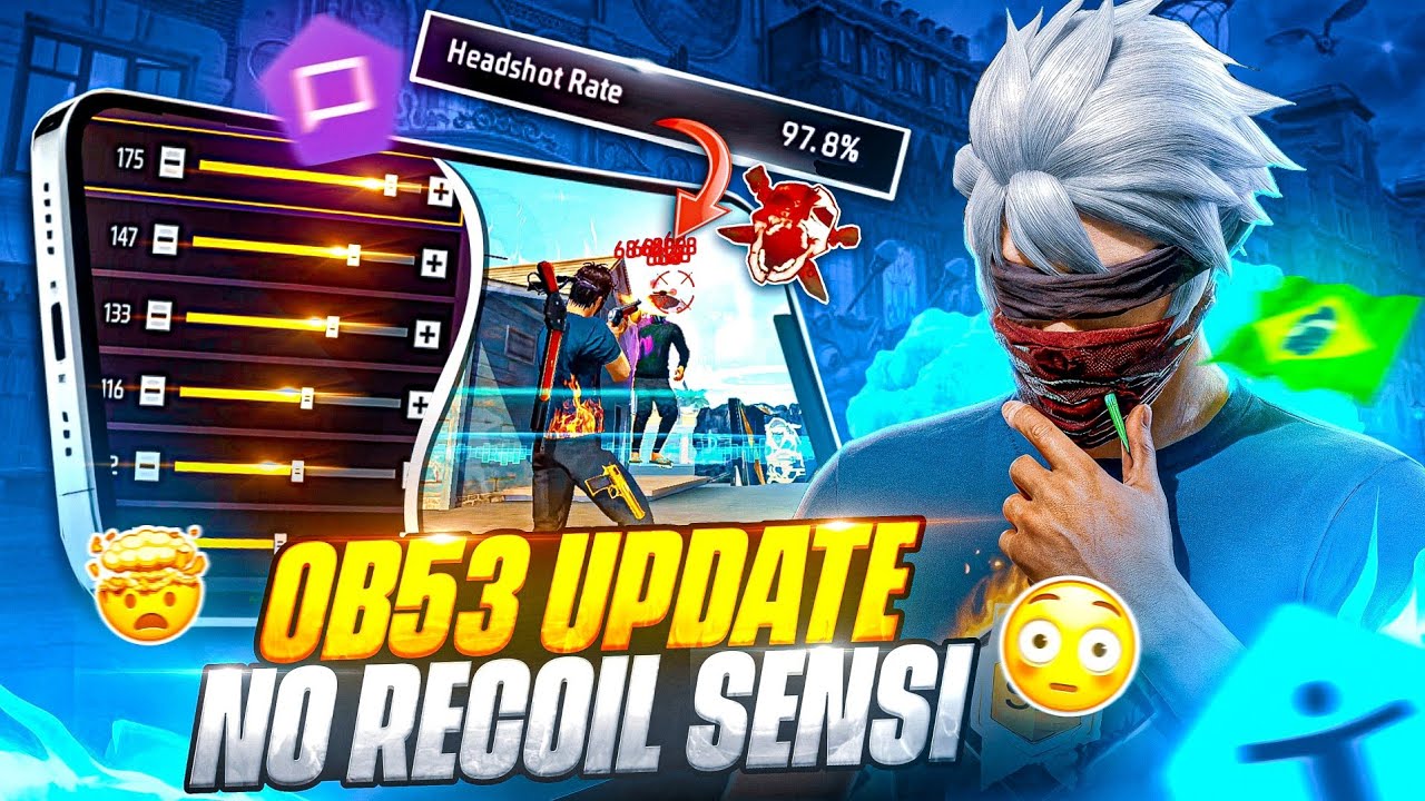 OB53 BEST SENSITIVITY 🔥🤯 HOW TO MAKE OWN SENSITIVITY AFTER OB51 UPDATE 💀 2GB - 3GB - 4GB - 6GB - 8GB