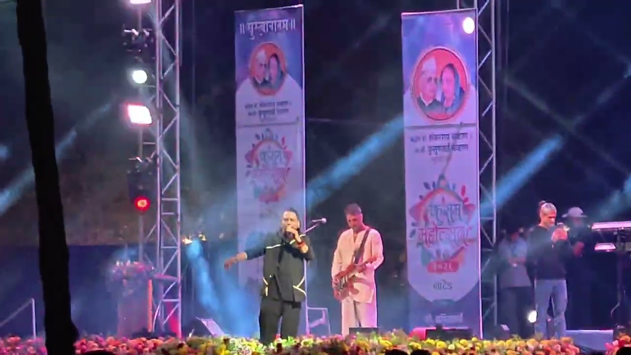 @kailashkher Kailash kher live concert Nanded.#live music #viral #nandedpolice 