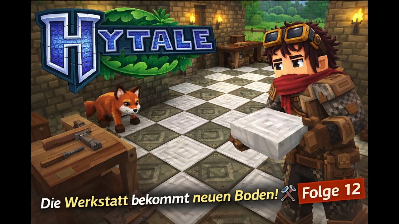 Neuer Werkstattboden! Hausbau macht endlich Fortschritte | Hytale Folge #12