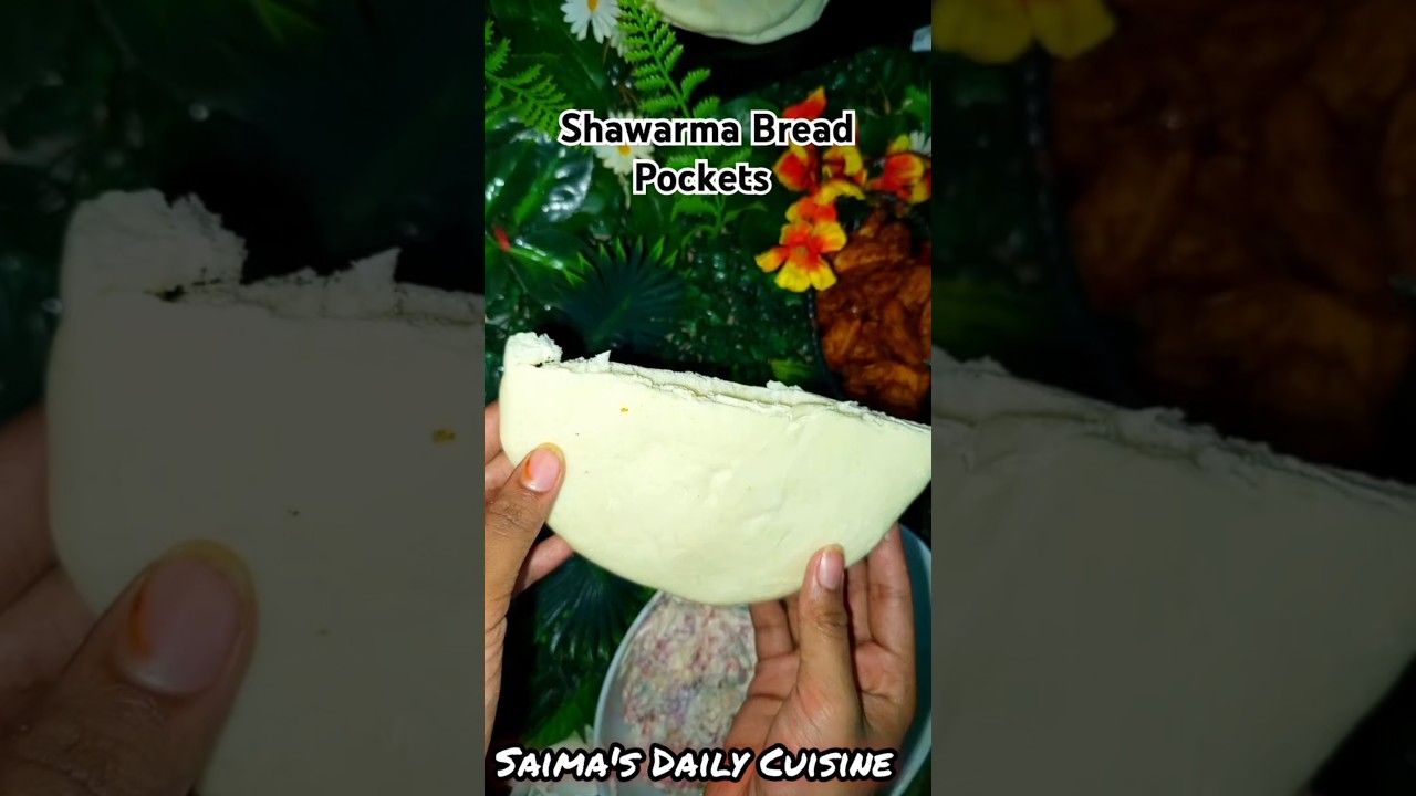 Shawarma Bread Pockets #shorts #shawarmabread #chickenpocket #trendingshorts #food#ramadan #trending