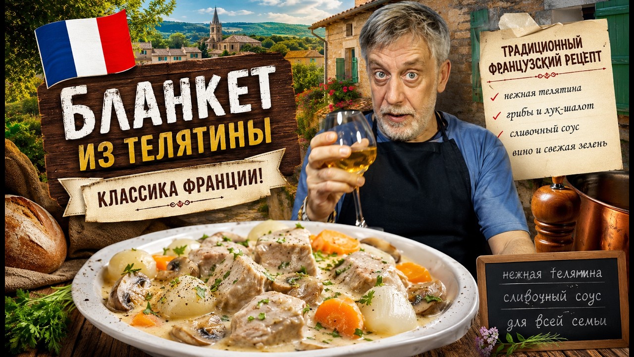 Бланкет из телятины ☆ Традиционный французский рецепт ☆ Blanquette de veau