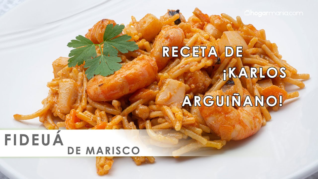 Fideuá de marisco de Karlos Arguiñano 👨🏻‍🍳​🍽️​