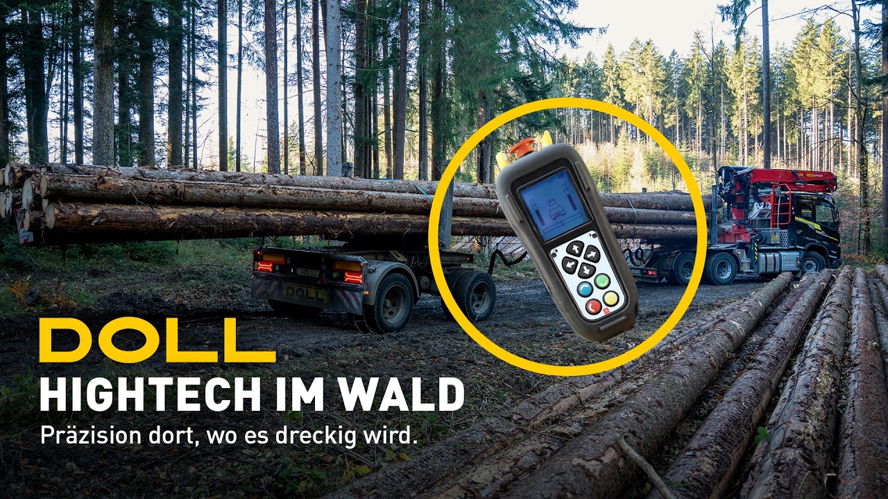 HighTech im Wald - faszinierende Technologie für den Holztransport
