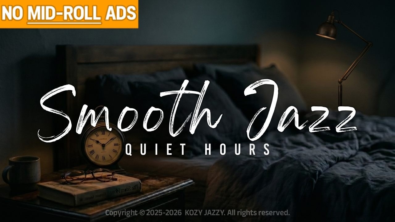 No Mid-Roll Ads 🎷 Smooth Jazz Saxophone 🌌 Quiet Hours 🌙 Deep Relaxation and Sleep Music (12 Hours)