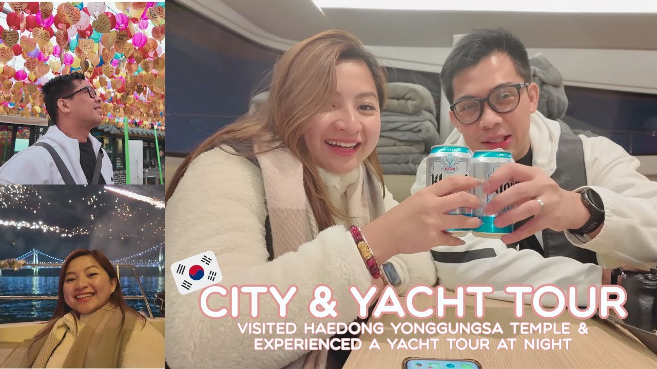 THINGS TO DO IN BUSAN: Blue Line Park + Haedong Yonggungsa Temple + Yacht 🇰🇷IJOYCE YABUT - BARTOLOME