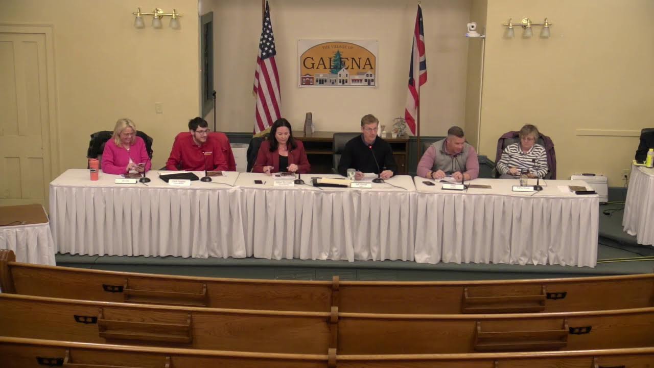 Village of Galena Council Meeting
