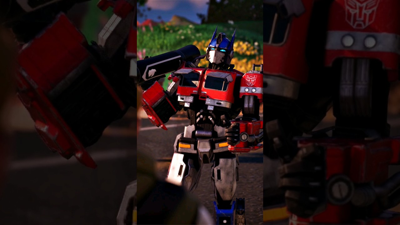 Optimus is famous 🖋️ #fortnite #shorts