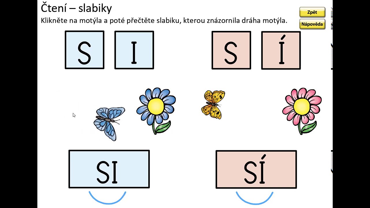 Písmeno I (vyvození čtení slabik), ŽIVÁ ABECEDA, str. 52, cv.2
