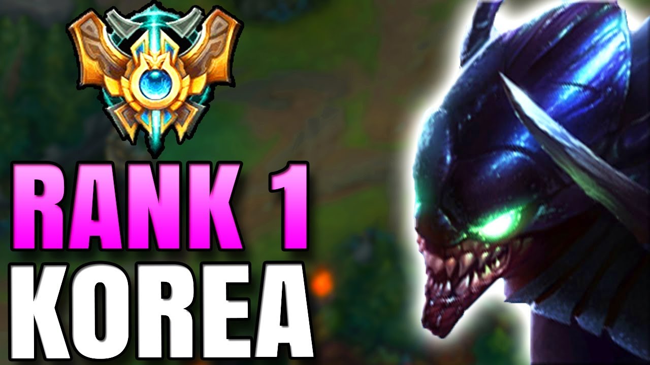 This is What The Rank 1 Challenger KOREA PLAYER'S KHAZIX LOOKS LIKE..