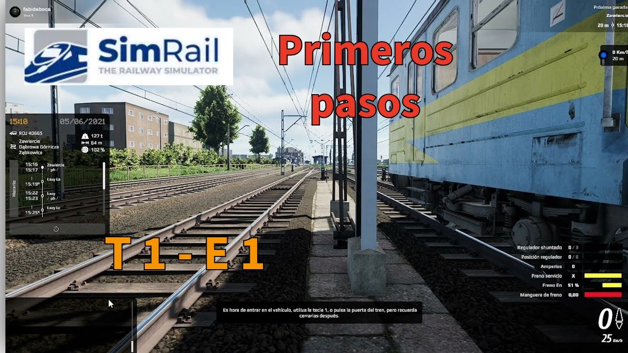 SimRail - Primeros pasos - T 1 - E 1 / First Steps - Season 1 - Episode 1