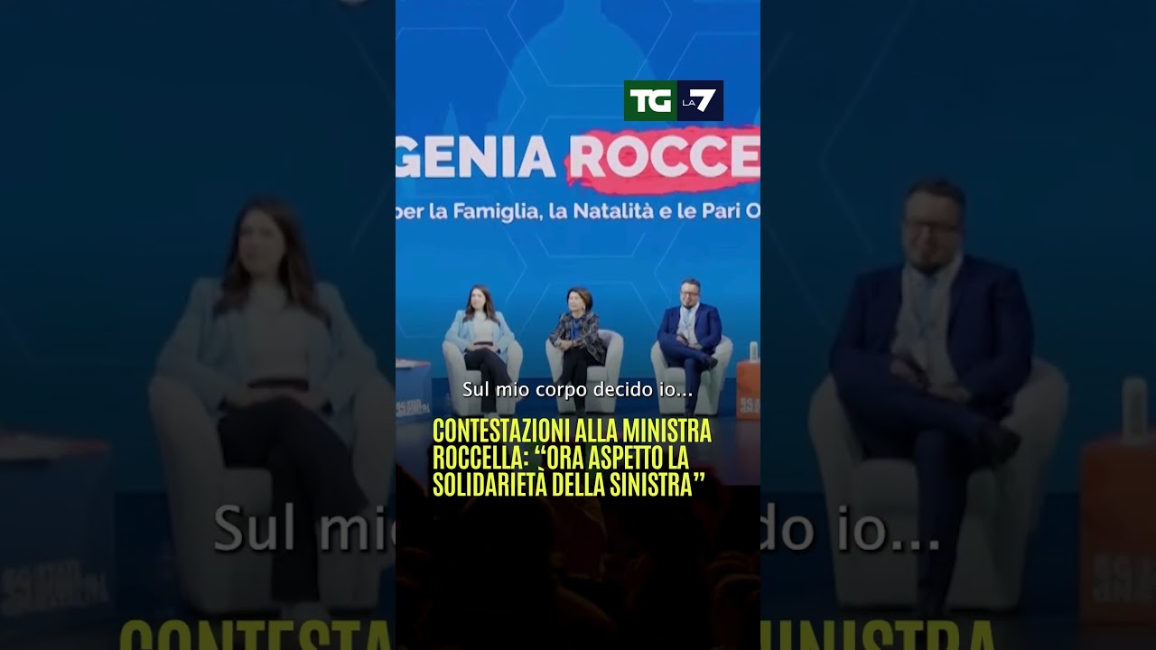 Contestazioni alla ministra #Roccella: 