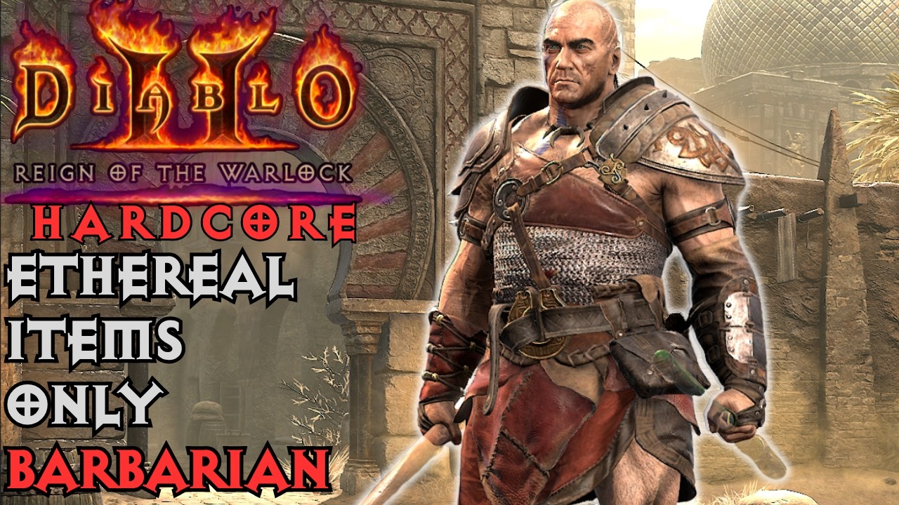 Ethereal Items Only Barbarian - Diablo 2 Resurrected HC SSF 1- Hell