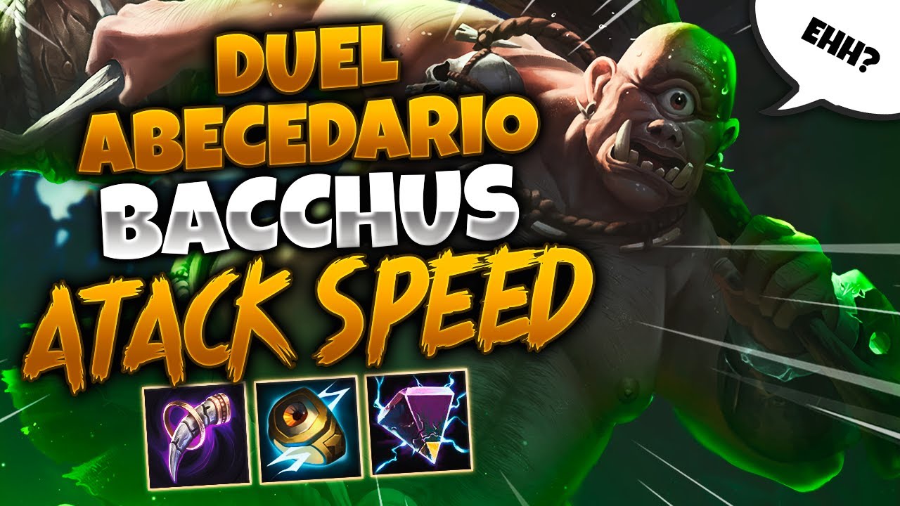 BACCHUS, SE HACE SNOWBALL FUERTE - Warchi - Smite Master Duel Abecedario Atk Spd