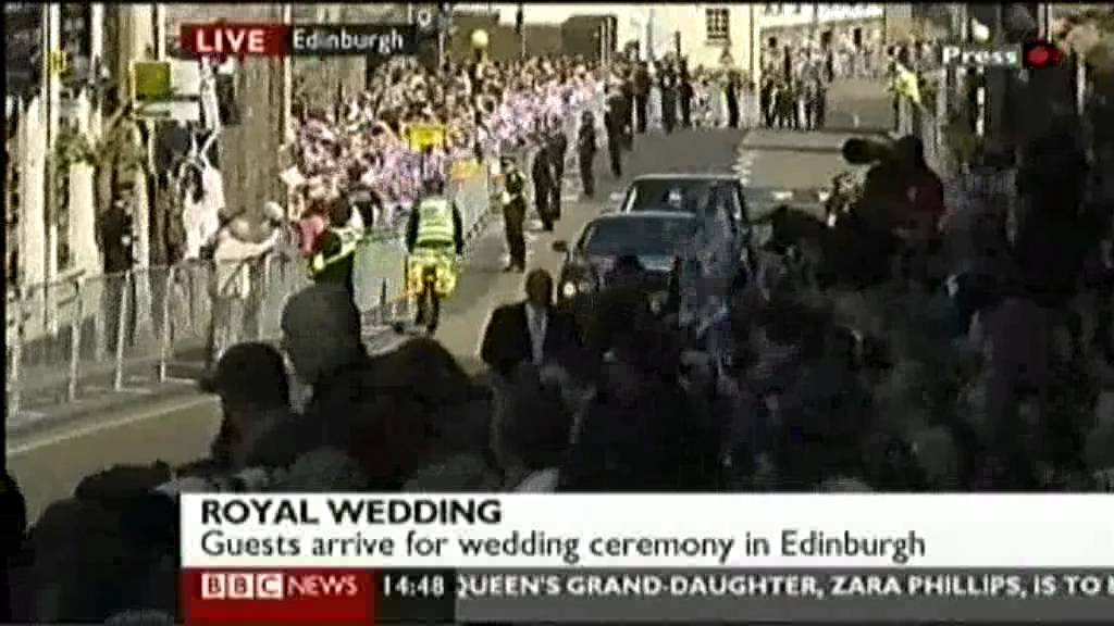 Royal Wedding: Zara Phillips Weds Mike Tindall - part 1