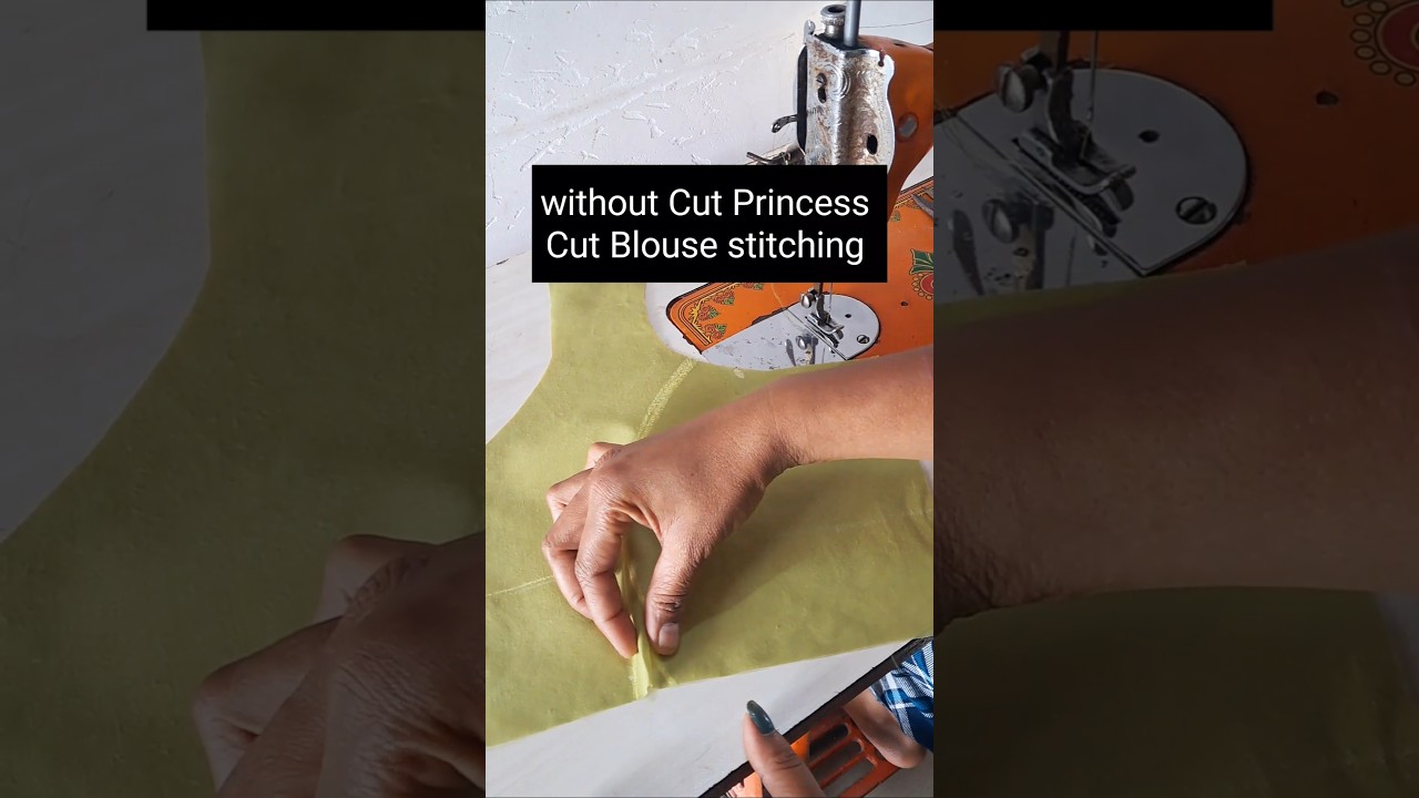 बिना कटिंग Princess Cut Blouse 😲 #shorts #blouse #trending