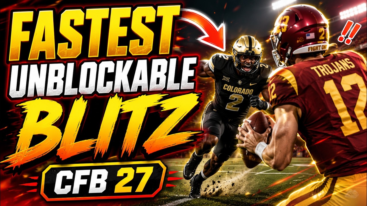 The Fastest Unblockable Blitz in College Football 27