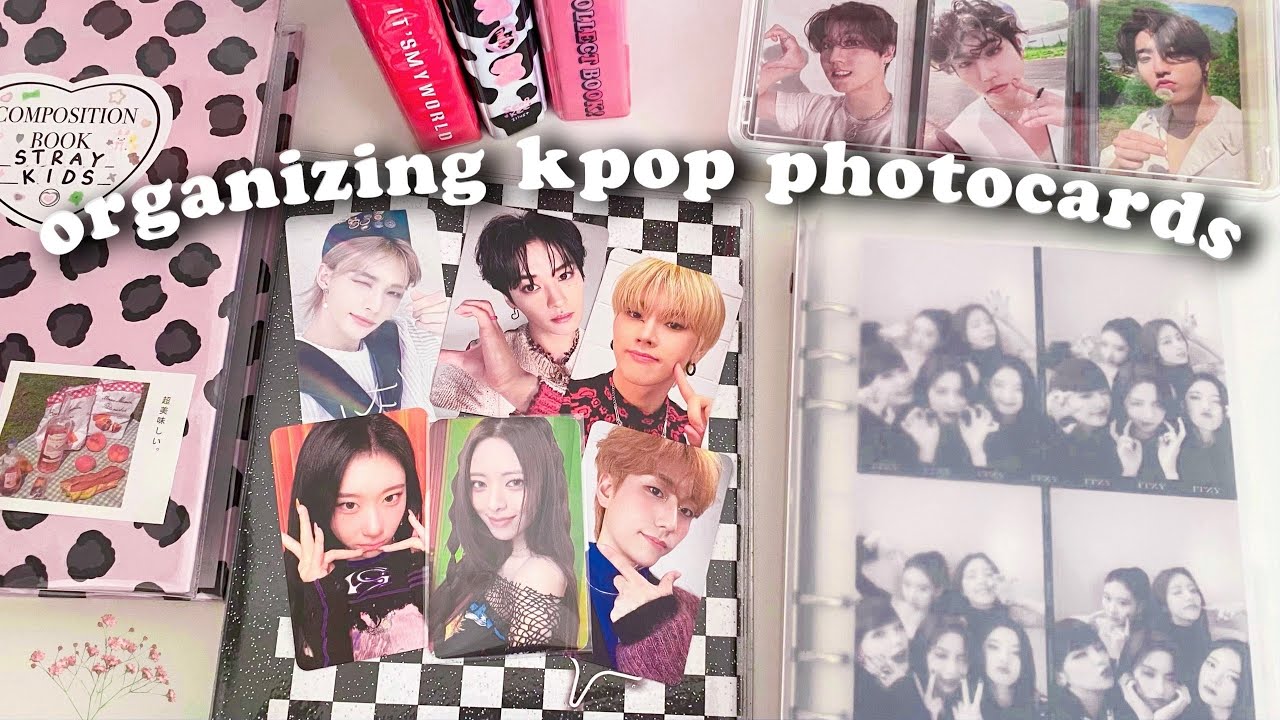 болтаем, организовываем фотокарты stray kids, xdinary heroes, itzy 📗 organizing kpop photocards