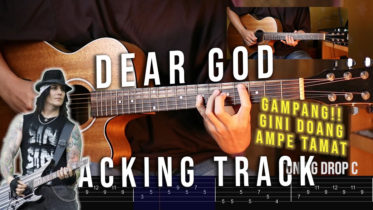 Avenged Sevenfold - Dear God Guitar Solo Backing Track (Acoustic Version)