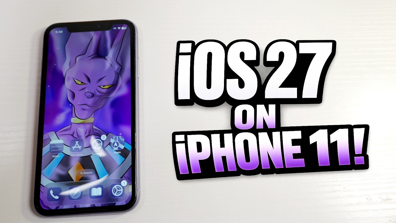 iPhone 11 получил iOS 27 (бета-версия 1)! Что нового