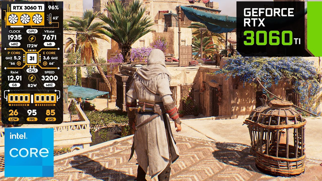 Assassin's Creed Mirage on RTX 3060 Ti - It Can Be Played Natively!
