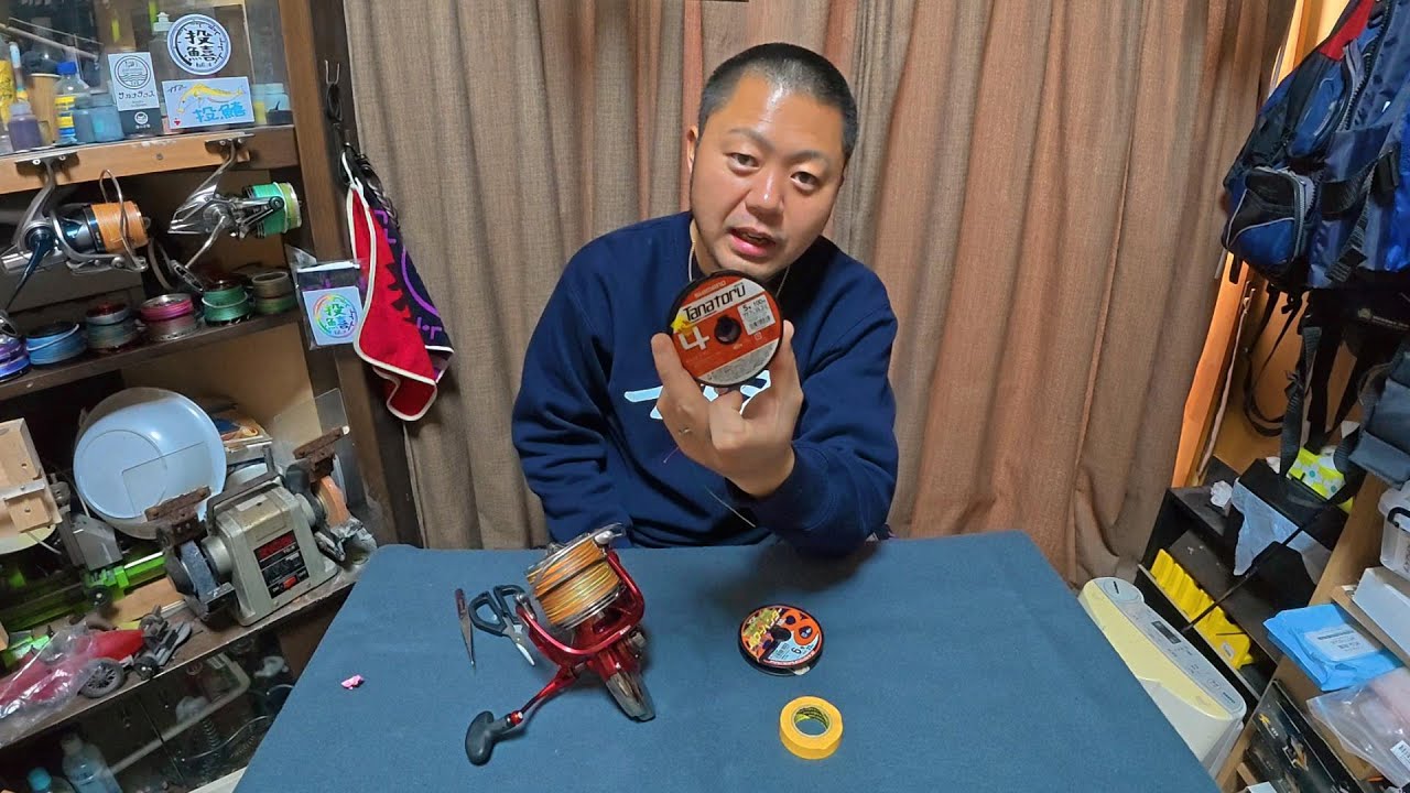 超簡単な自作力糸の作り方！1本約90円！5分で作れる！投げ釣り用ちから糸！
