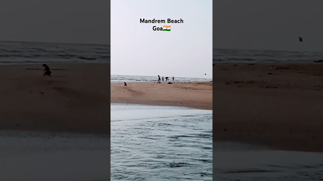 Mandrem Beach Goa🇮🇳 #goatravels #goabeach #goavibes #goatravelguide  #goa #travel #goaexperience