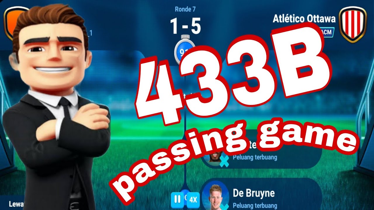 OSM BEST TACTIC : BEST 433B PASSING GAME OSM