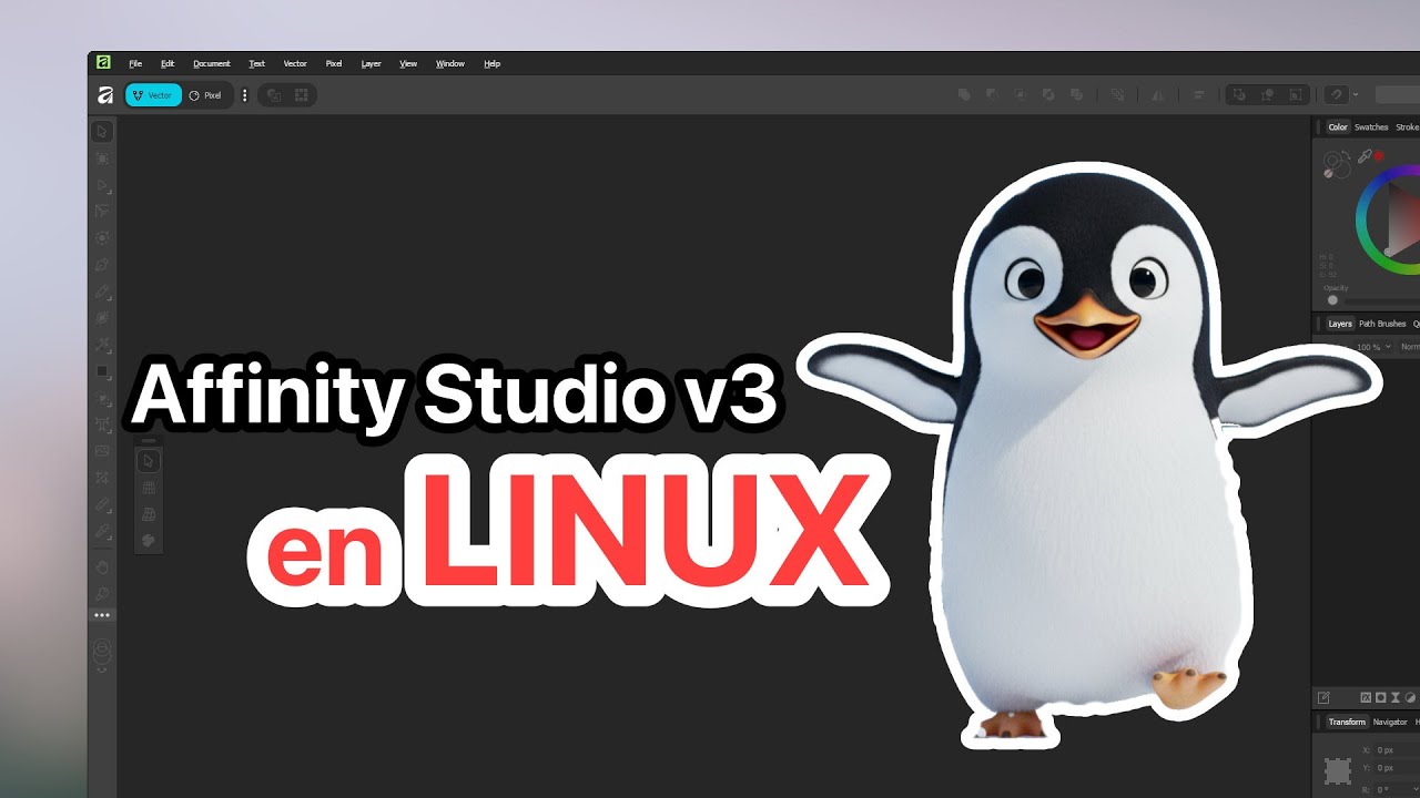 Como instalar Affinity Studio en Linux
