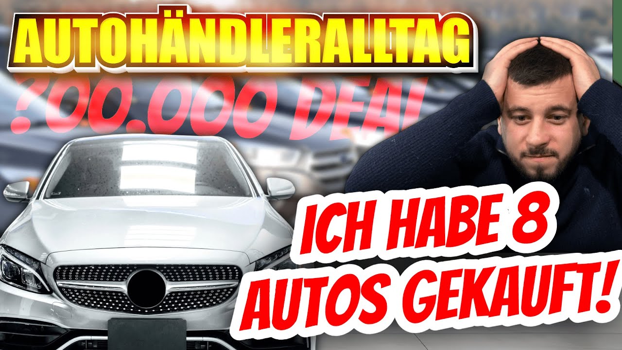 8 Autos an einem Tag! Hab ich mich verkalkuliert? - wir holen die FLOTTE! Autohändleralltag 54