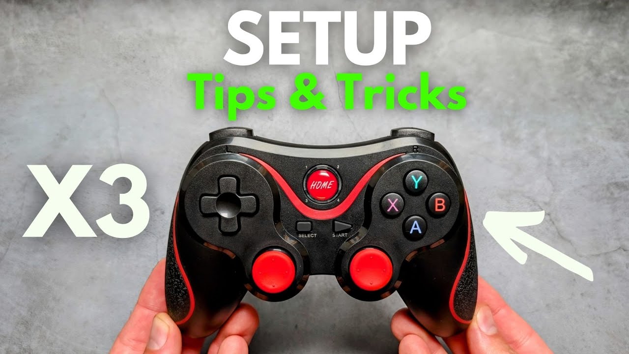 How to SETUP & Use - X3 Wireless Gamepad Controller - Connecting , Pairing & Map Controls 