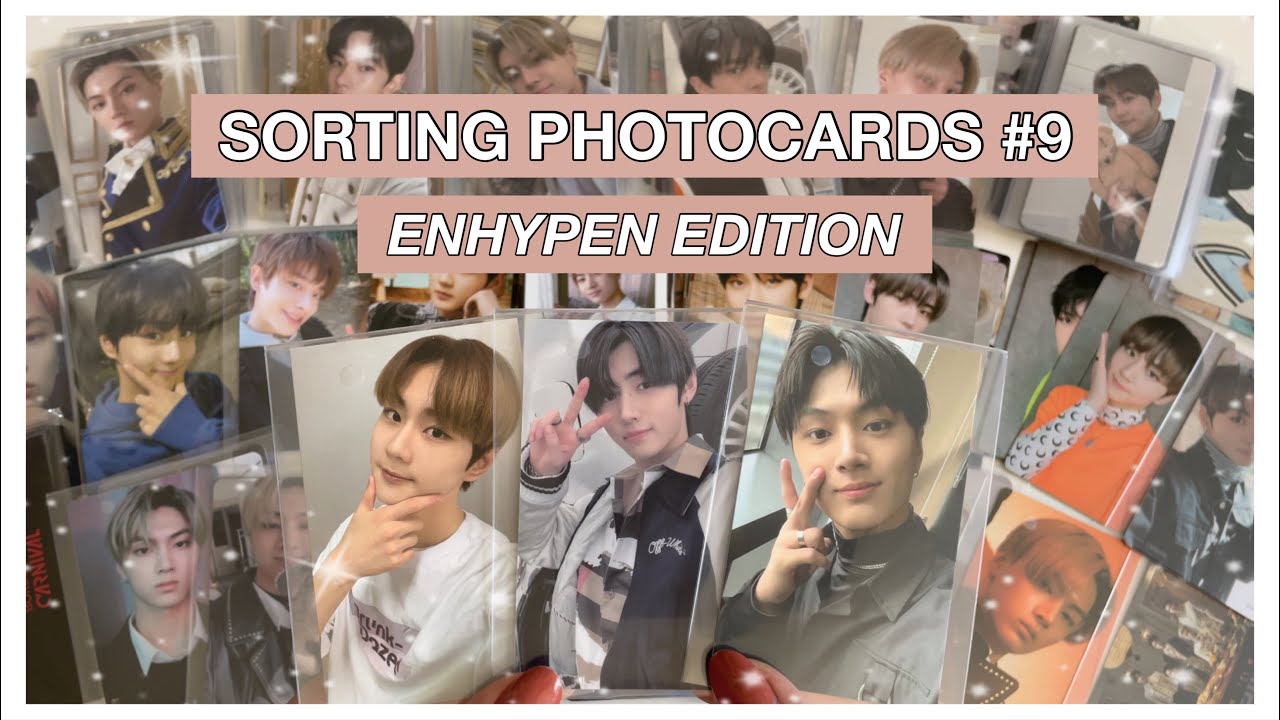 SORTING PHOTOCARDS #9 | A VIDEO ALL ABOUT ENHYPEN ≧◡≦ // COMPLETING MY OT7 CARNIVAL COLLECTION