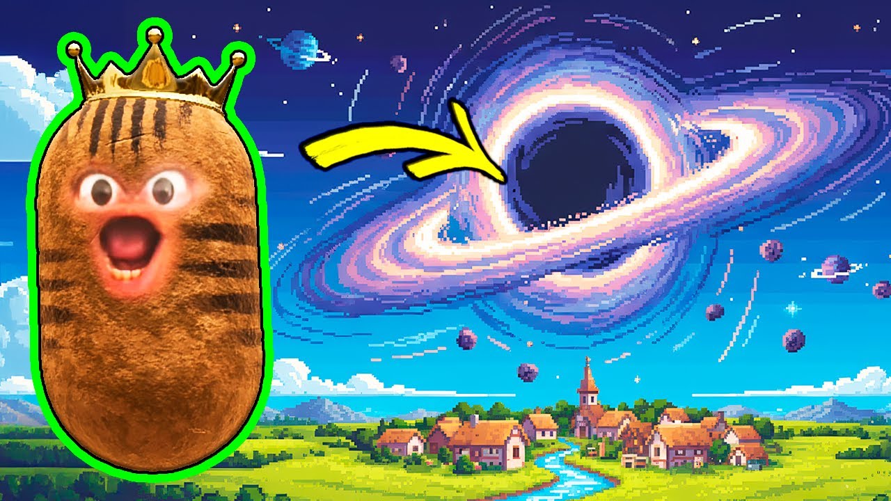 UM VICIANTE JOGO SOBRE ALIMENTAR BURACOS NEGROS!