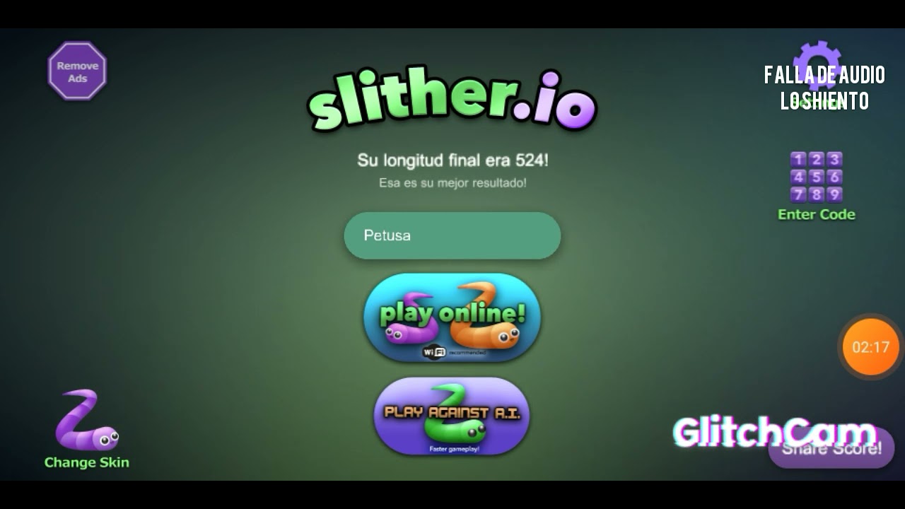 JUGANDO SLITHER.IO/Petusa Medusa