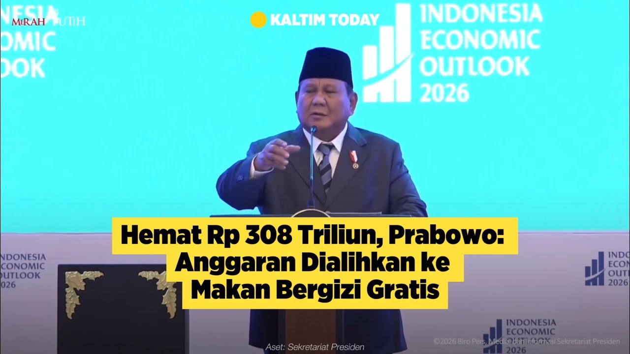 Hemat Rp 308 Triliun, Prabowo: Anggaran Dialihkan ke Makan Bergizi Gratis