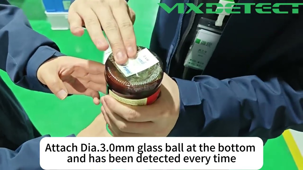 VXD D2253 D X-Ray detect glass bottle of oyster sauce