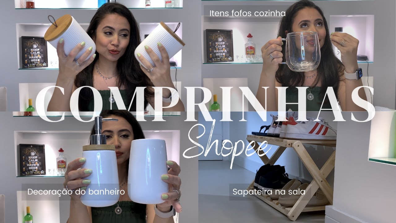 COMPRINHAS SHOPEE | DECORAÇÃO PARA O APÊ