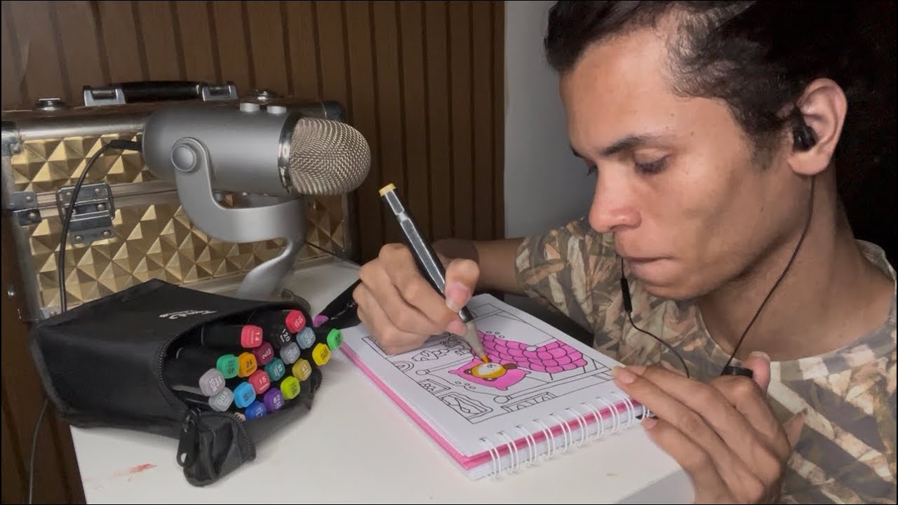ASMR COLORINDO BOBBIES GOOD 