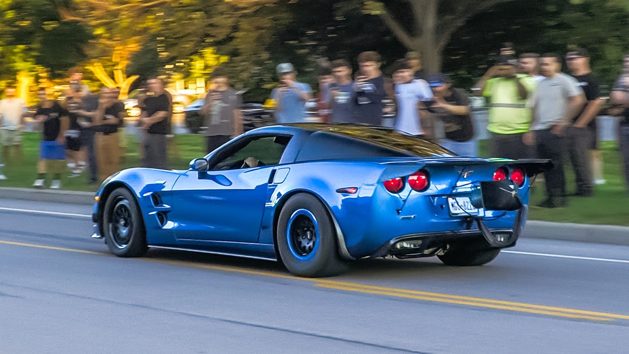 Cars Accelerating & Doing Burnouts Leaving a Car Show! | Titan Motorworks Open House 8/28/26