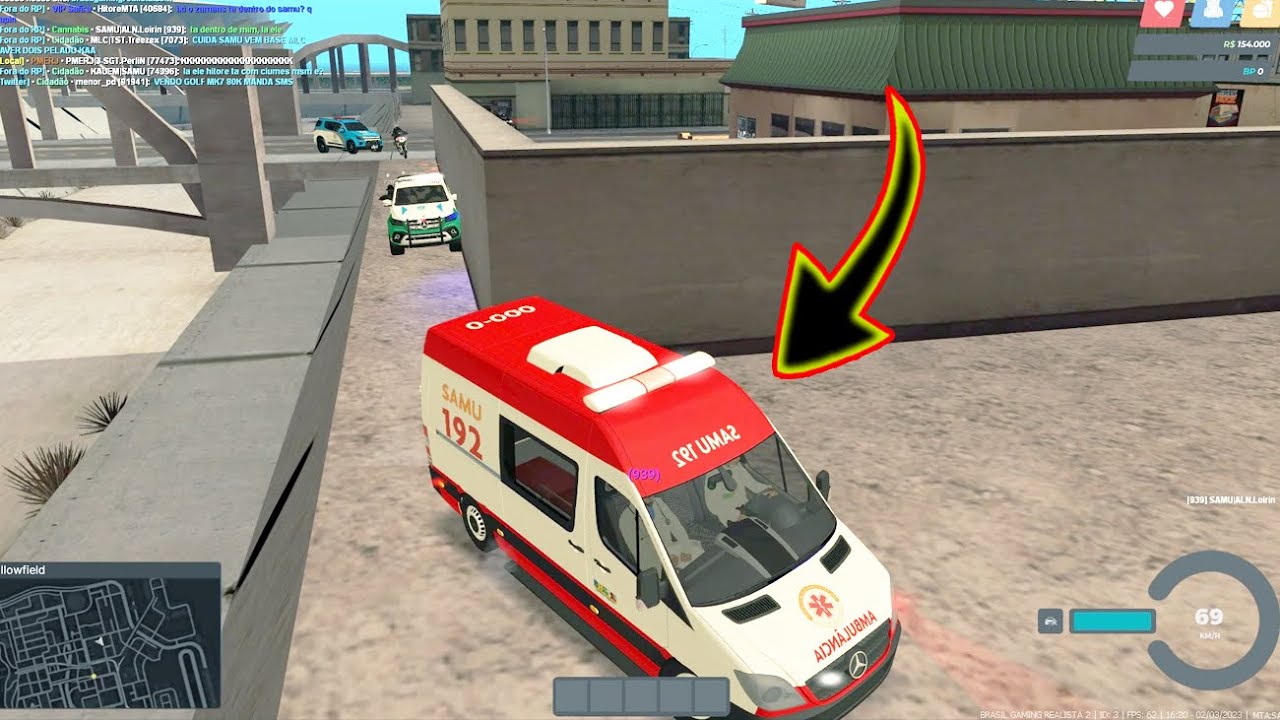 UM SAMU AJUDOU O ZUMANS NA FUGA E O ZUMANS RESOLVEU DAR FUGA DE SAMU KK ! GTA MTA RP ! ROLEPLAY