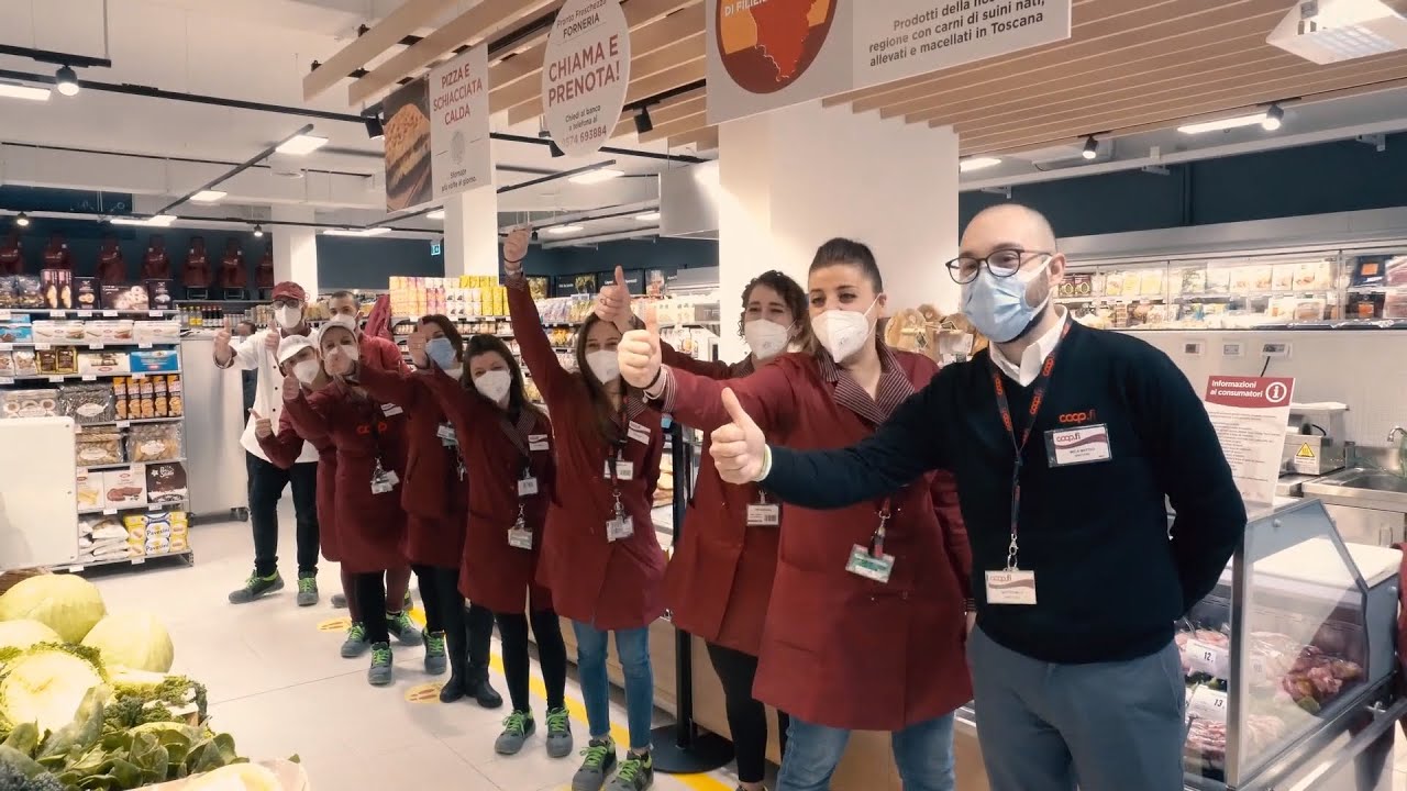 Inaugurazione del Coop.fi di Prato via Bologna